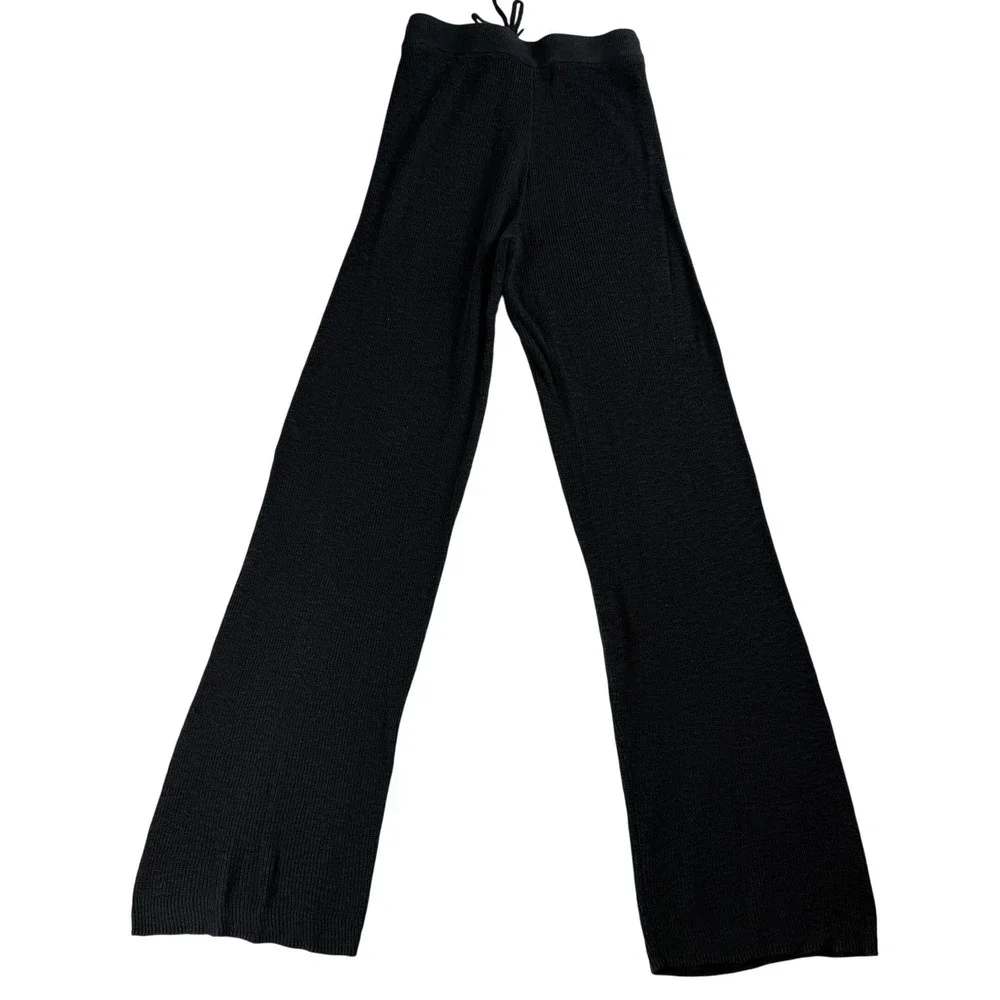 Free People FP Beach Women's Cover Up Bottom Knit‎ Pants Black XS
